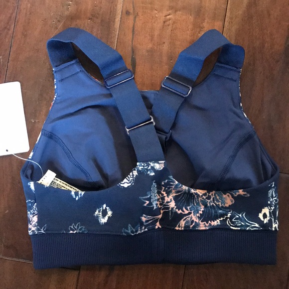 NWT Free People Freestyle Printed Sports Bra - Picture 5 of 5